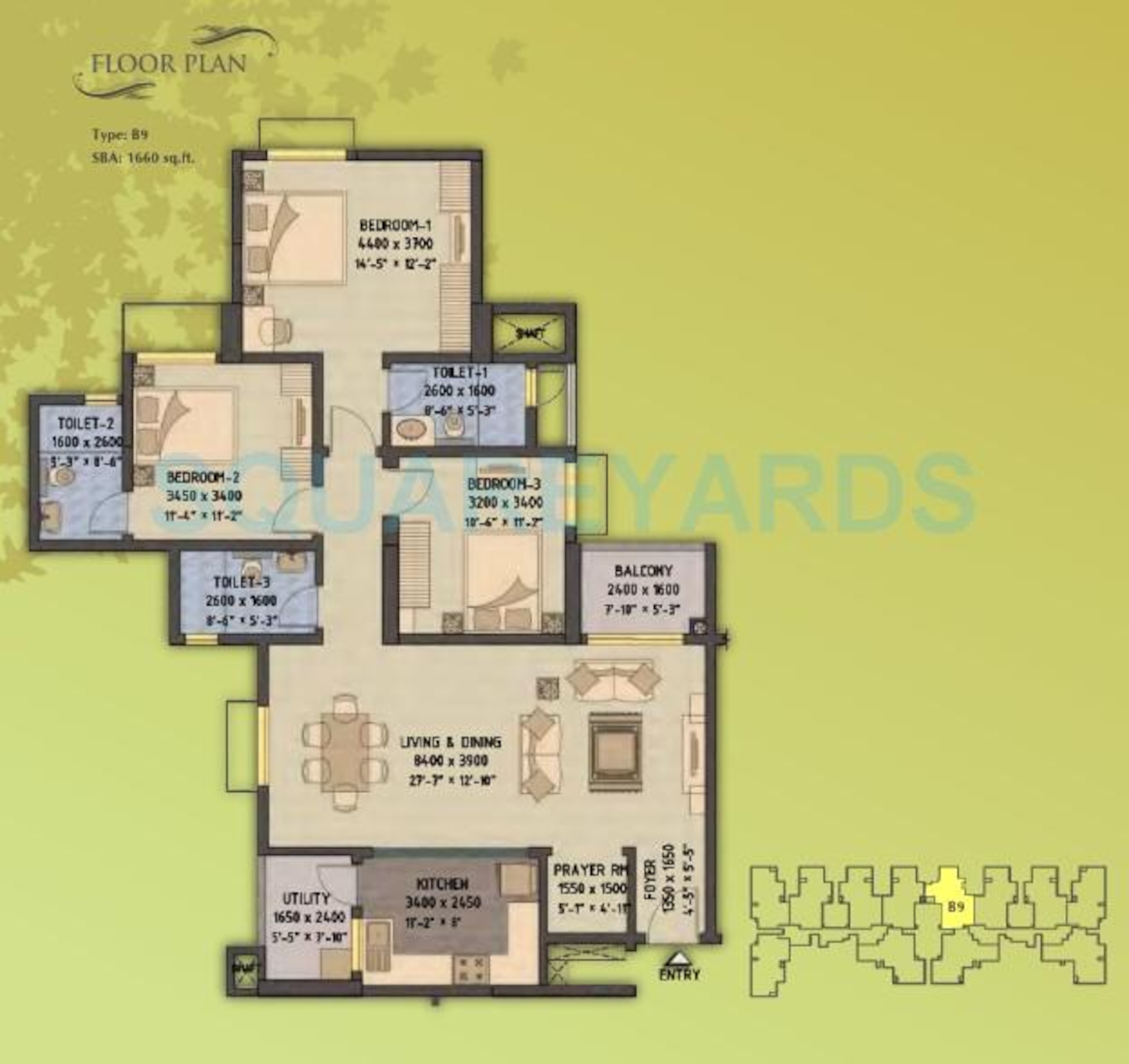 Sobha Forest View Floor Plans Kanakapura Road, Bangalore