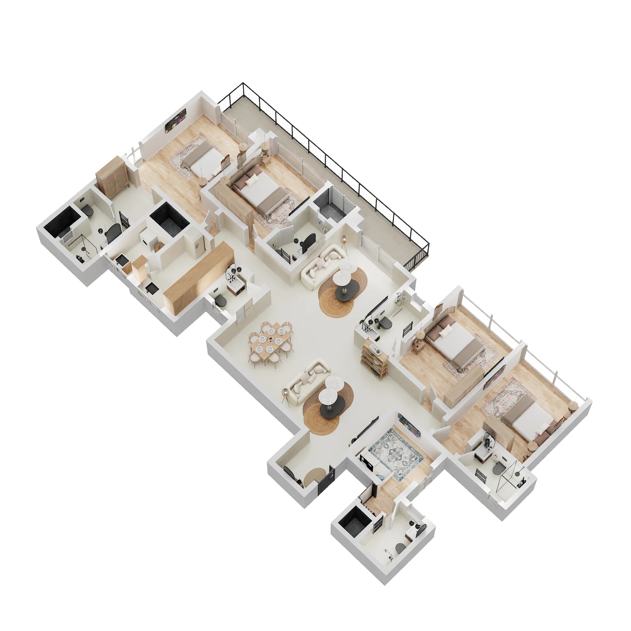 4 BHK 2845 Sq. Ft. Apartment