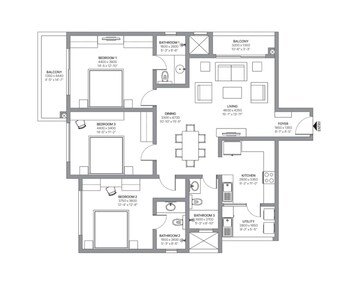  3 BHK Apartment at Sobha Infinia, Koramangala – for Sale