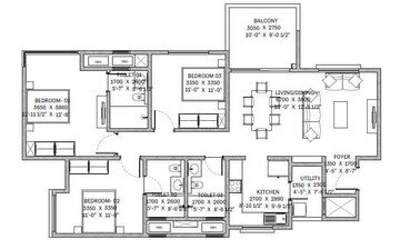  3 BHK Apartment at Sobha Lake Garden, Kr Puram – for Rent