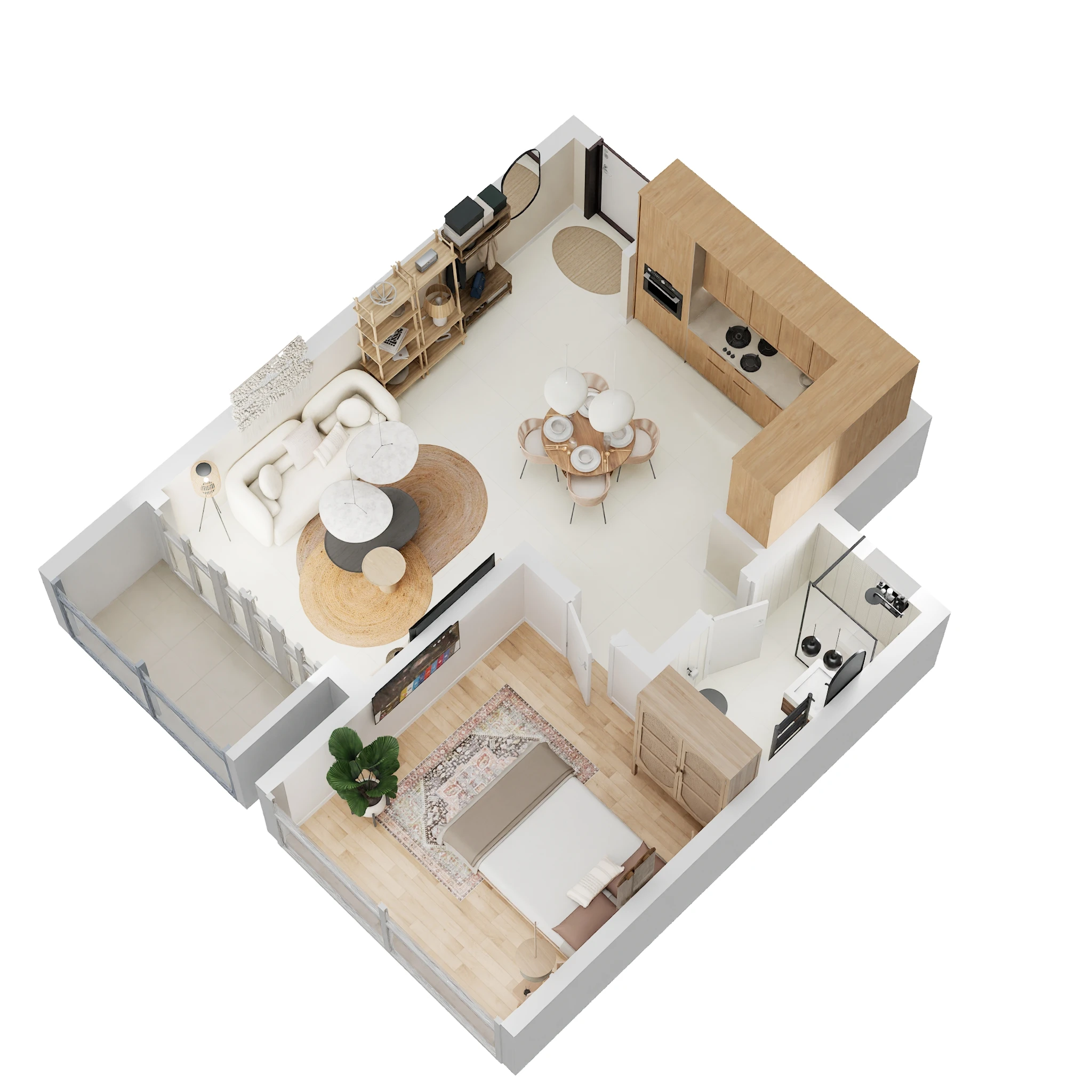 1 BHK 753 Sq. Ft. Apartment in Sobha Madison Heights Town Park
