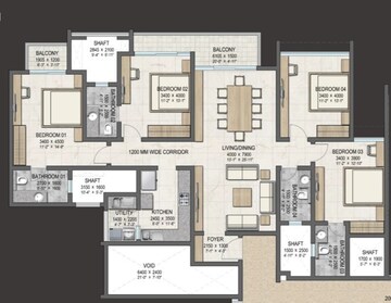  4 BHK Apartment at Sobha Madison Heights Town Park, Hosur Road – for Sale