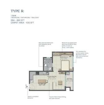 1 BHK Apartment For Resale in Sobha Neopolis Panathur Bangalore  8033388