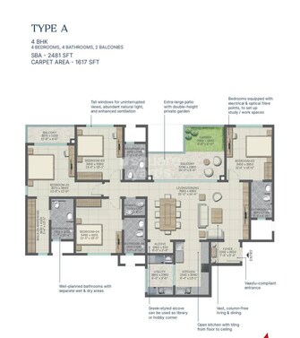 4 BHK Apartment For Resale in Sobha Neopolis Panathur Bangalore  7921643