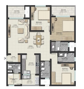 3 BHK Apartment For Resale in Sobha Palm Courts Kogilu Bangalore  7790679