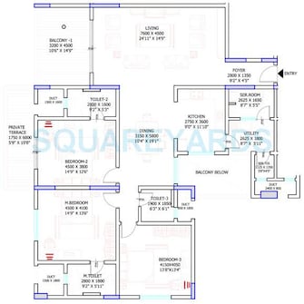 3 BHK Apartment For Resale in Sobha Petunia Nagavara Bangalore  8000969