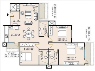 3 BHK Apartment For Resale in Sobha Primrose Sarjapur Road Bangalore  8166370