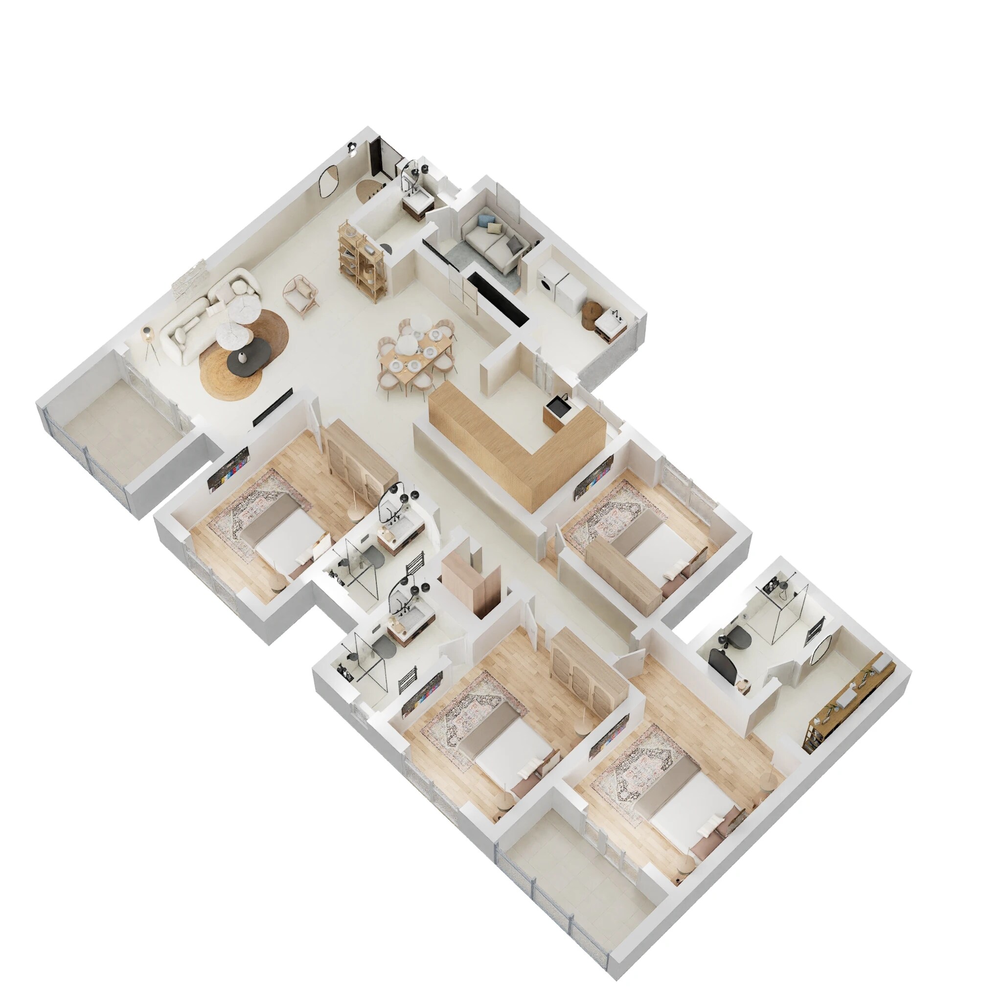 4 BHK 2232 Sq. Ft. Apartment