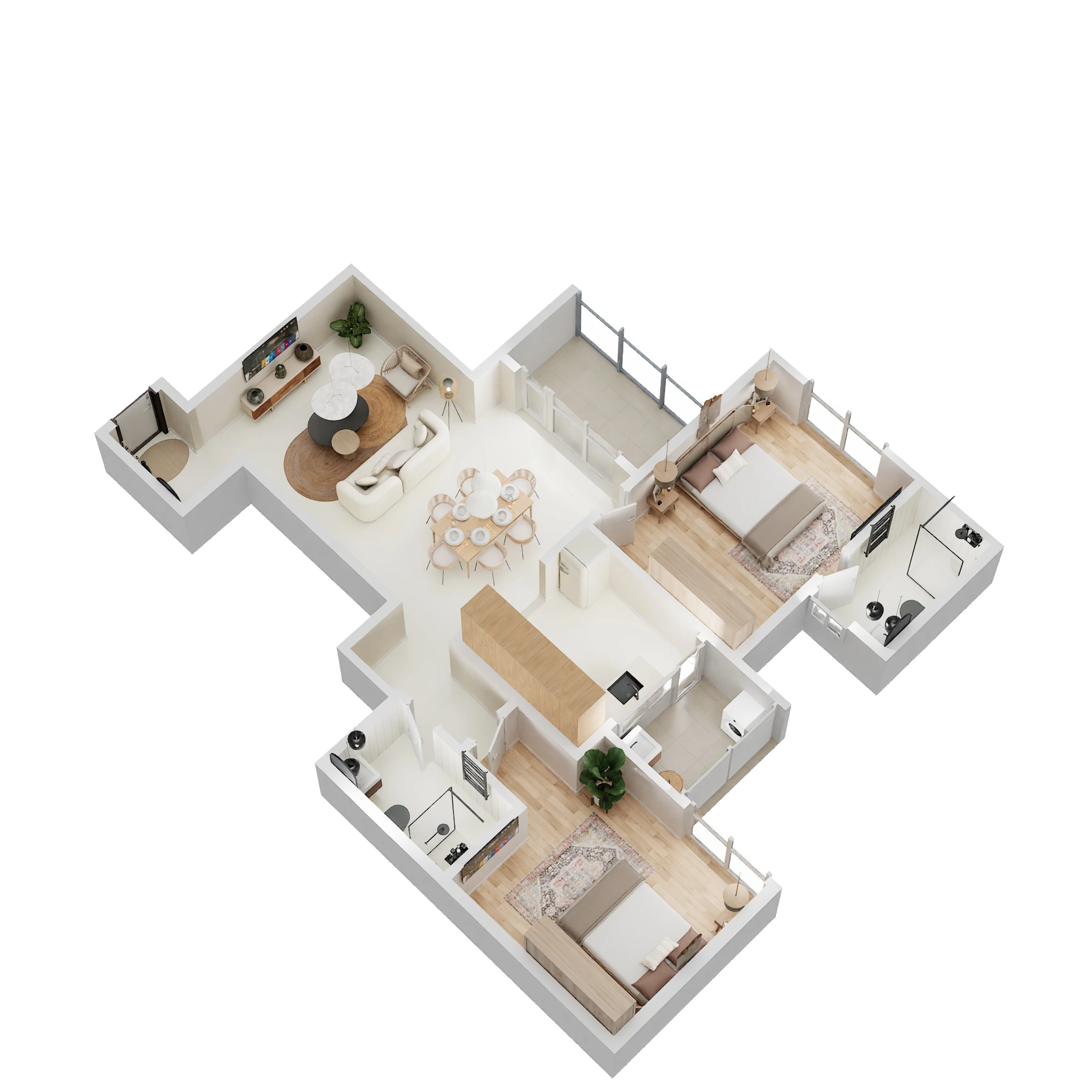 2 BHK 1302 Sq. Ft. Apartment in Sobha Royal Pavilion Phase 5