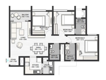  3 BHK Apartment at Sobha Sentosa, Balagere – for Sale