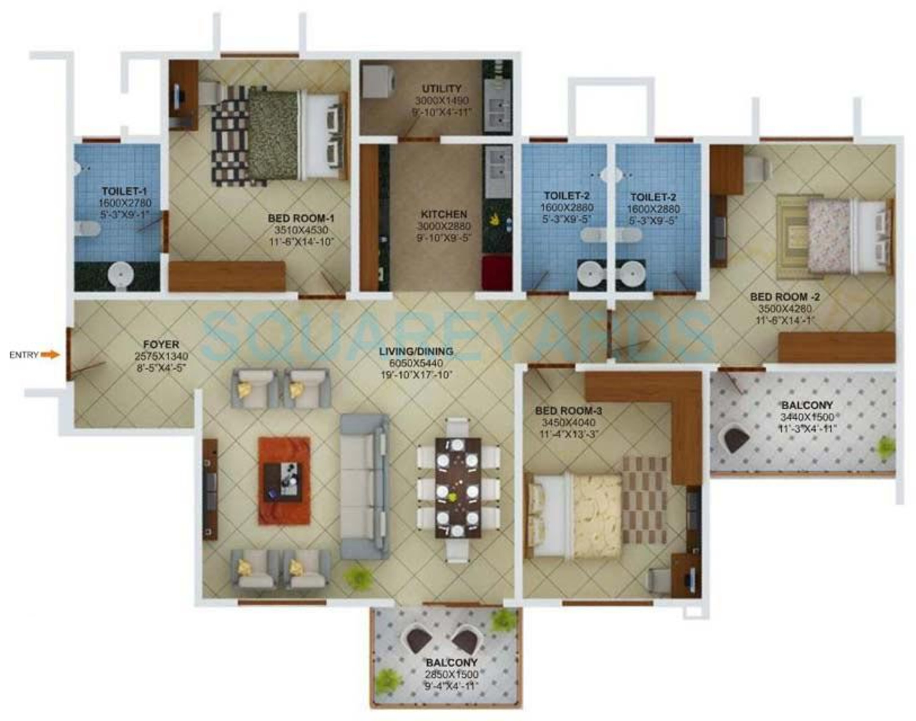 sobha sobha jade apartment 3bhk 1812sqft 1