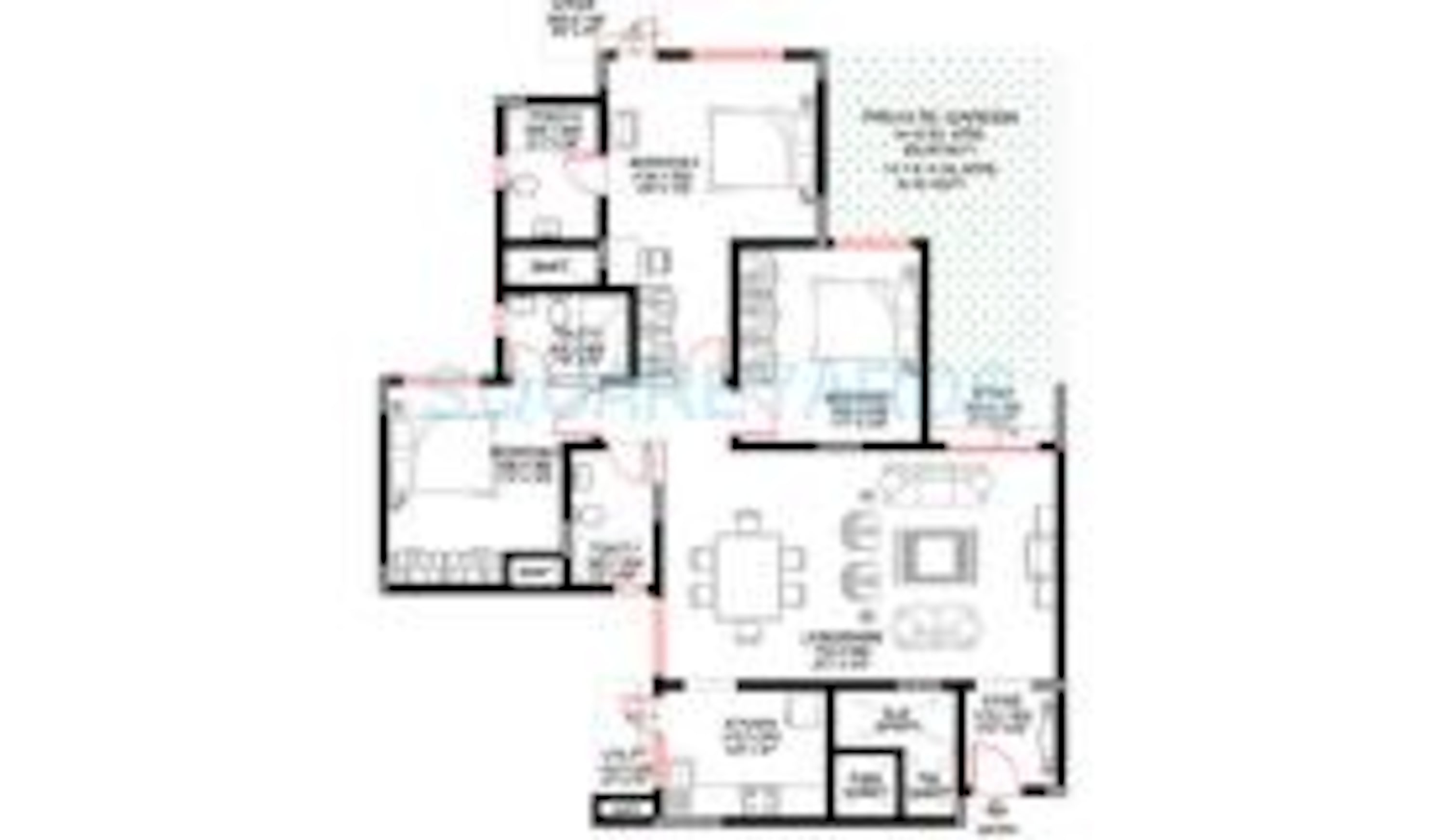 sobha sunbeam i apartment 3bhk 1771sqft1