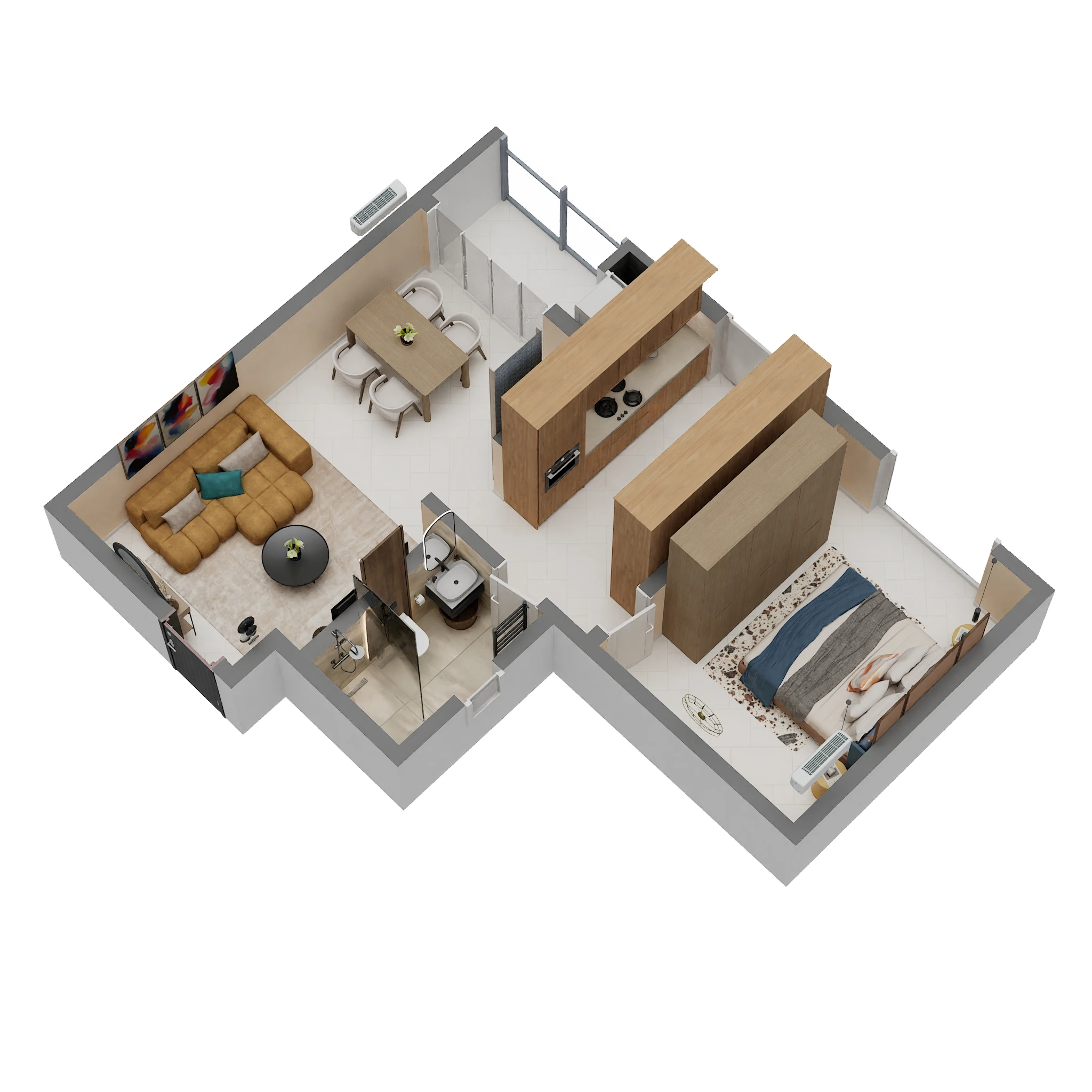 sobha tropical greens phase 25 wing 32 to 34 apartment 1 bhk 745sqft 20233307173306 3d 8240