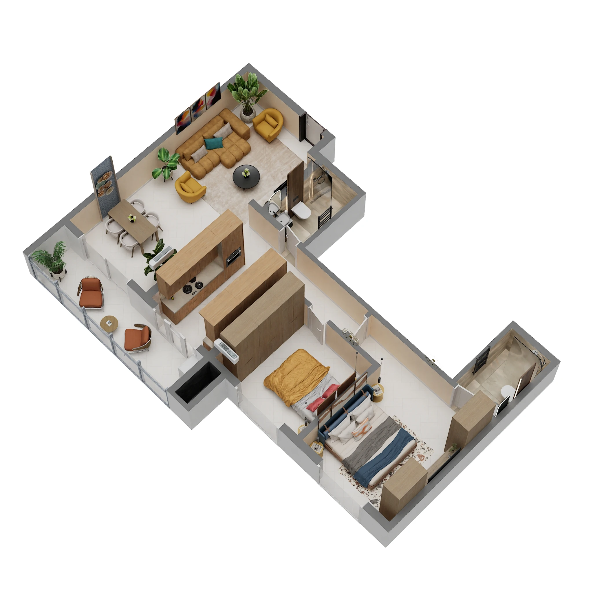 sobha tropical greens phase 25 wing 32 to 34 apartment 2 bhk 1210sqft 20233307173346 3d 4269