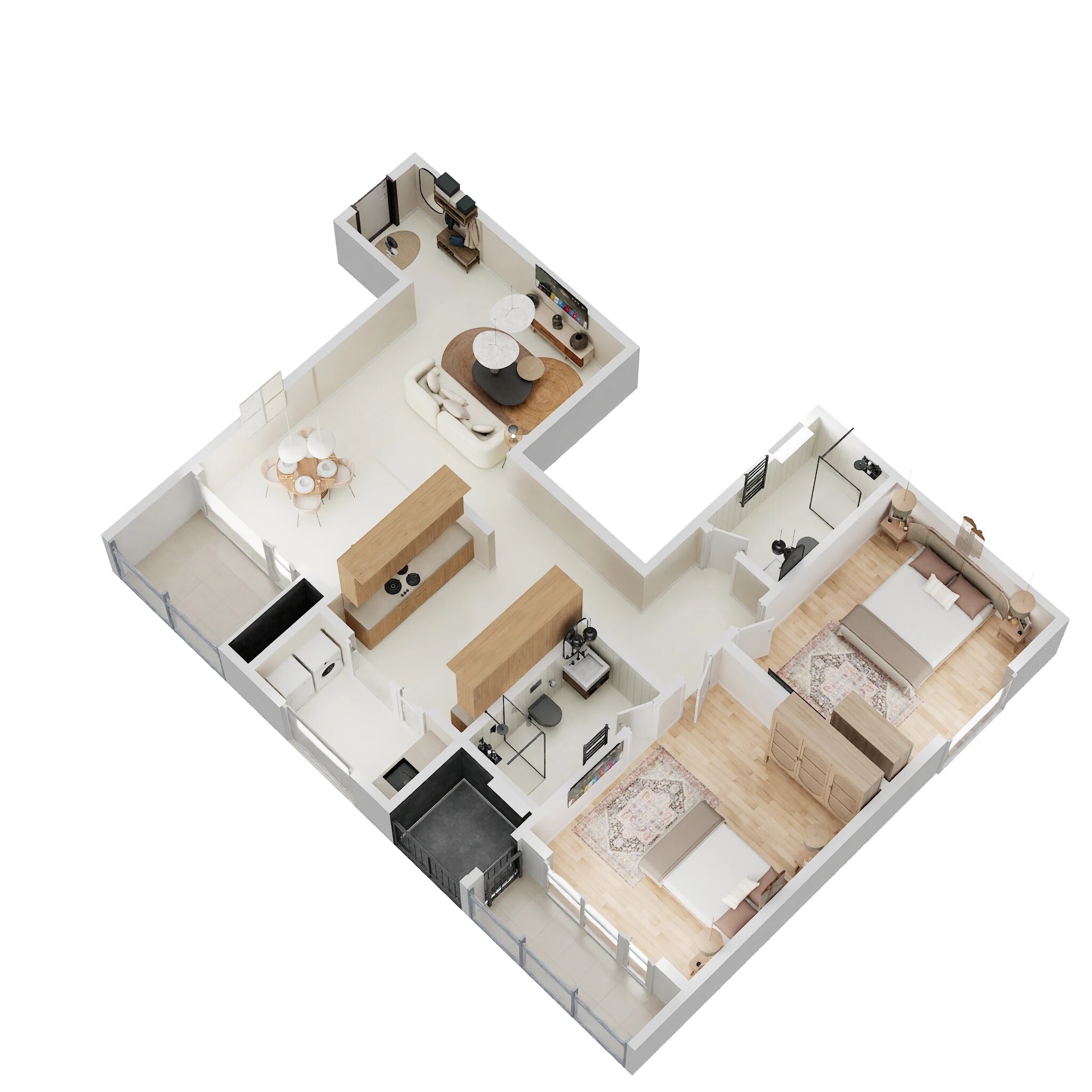 2 BHK 1419 Sq. Ft. Apartment