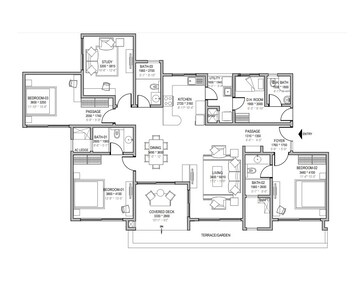  4 BHK Apartment at Sobha Windsor, Whitefield – for Rent