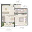 Sona Vistaas 1 BHK Layout