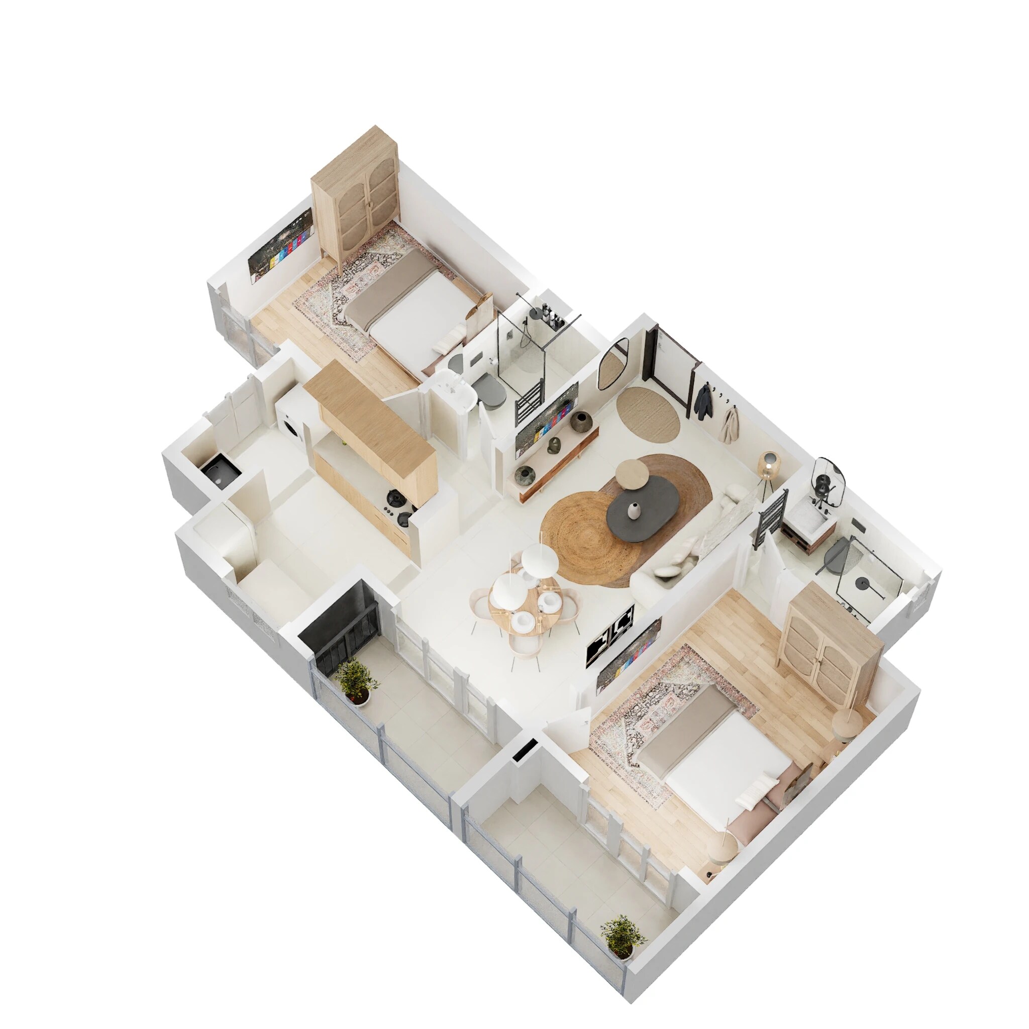 2 BHK 1092 Sq. Ft. Apartment