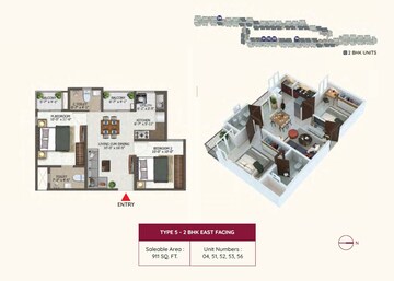  2 BHK Apartment at Sowparnika Euphoria, Whitefield – for Sale