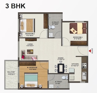 3 BHK Apartment For Resale in Sowparnika Indraprastha Whitefield Bangalore  8058307