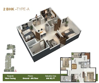 2 BHK Apartment For Resale in Sowparnika Olivia Nest Sarjapur Bangalore  8152268