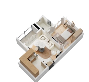 1 BHK 543 Sq. Ft. Apartment in Sowparnika Rhythm Of Rain