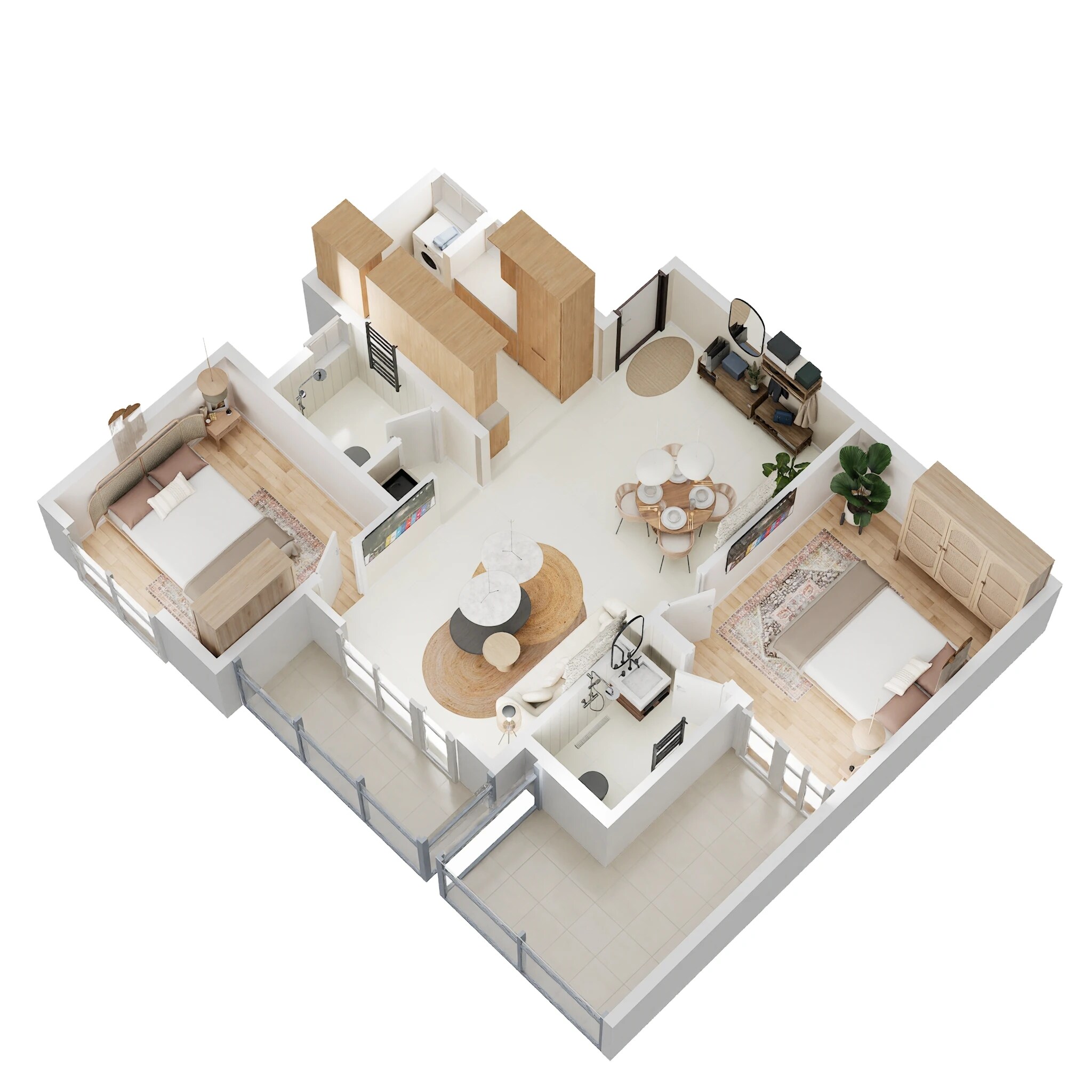 2 BHK 1157 Sq. Ft. Apartment