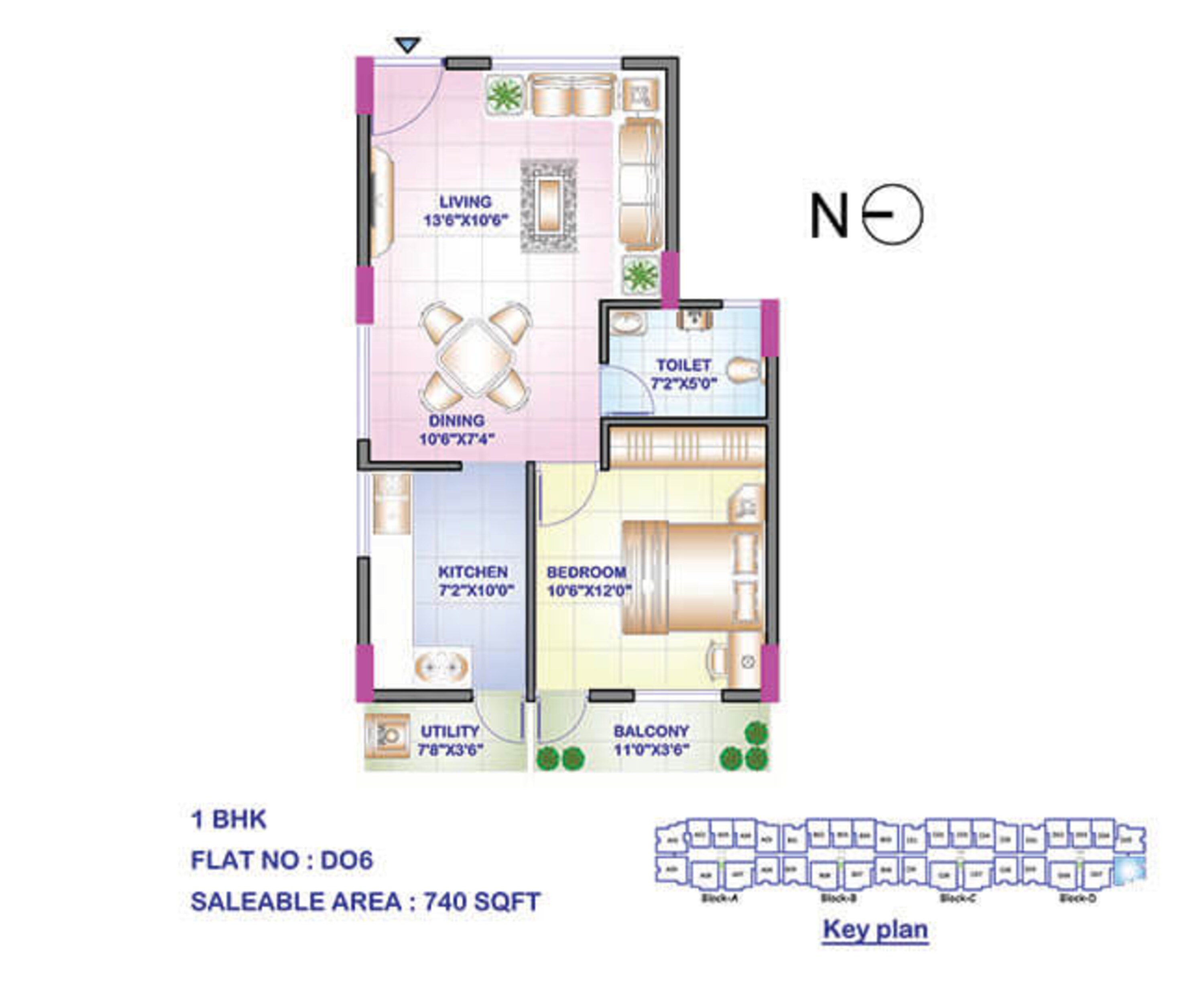 sowparnika swastika 2 apartment 1bhk 740sqft 1