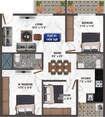 Sreevari Ganga Homes 3 BHK Layout