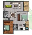Sri Dwaraka Sai Balaji Residency 2 BHK Layout