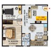 Sri Mitra Solitaire 1 BHK Layout