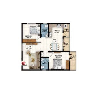 2 BHK Apartment at Srinivasa Srinis Urbane, Chambenahalli – for Rent