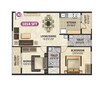 SS Brindavanam 2 BHK Layout