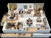 SSVR Meridian 3 BHK Layout