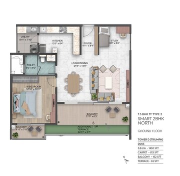  2 BHK Apartment at Sumadhura Capitol Residences, Whitefield – for Sale