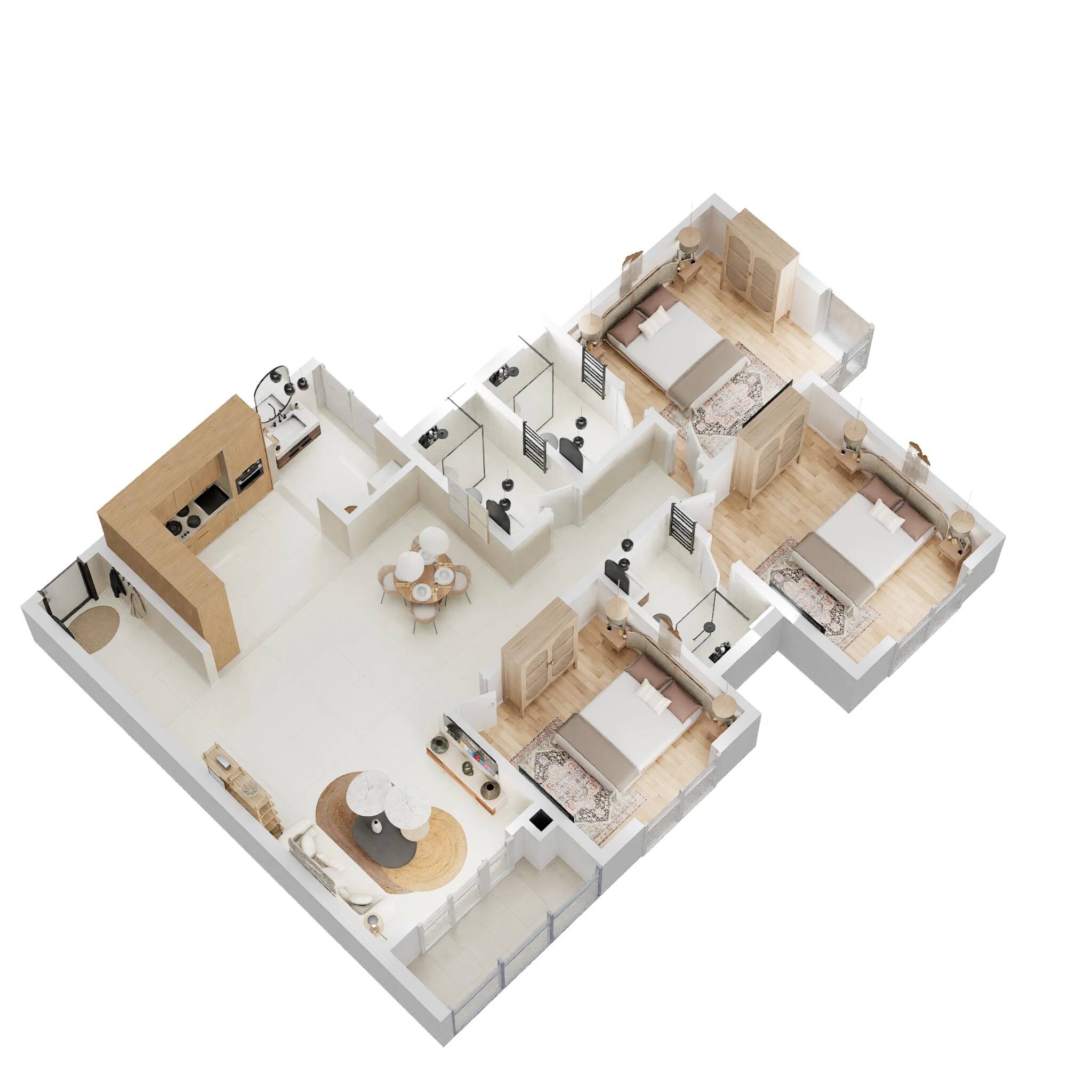 3 BHK 1687 Sq. Ft. Apartment