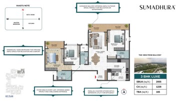  3 BHK Apartment at Sumadhura Pramoda, Raja Rajeshwari Nagar – for Sale