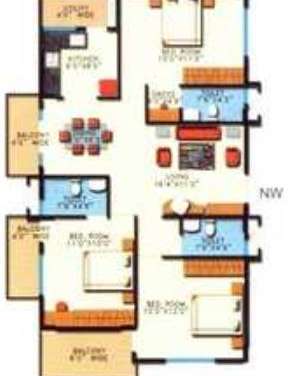 sumadhuras paramount serene apartment 3 bhk 1535sqft 20205709085727