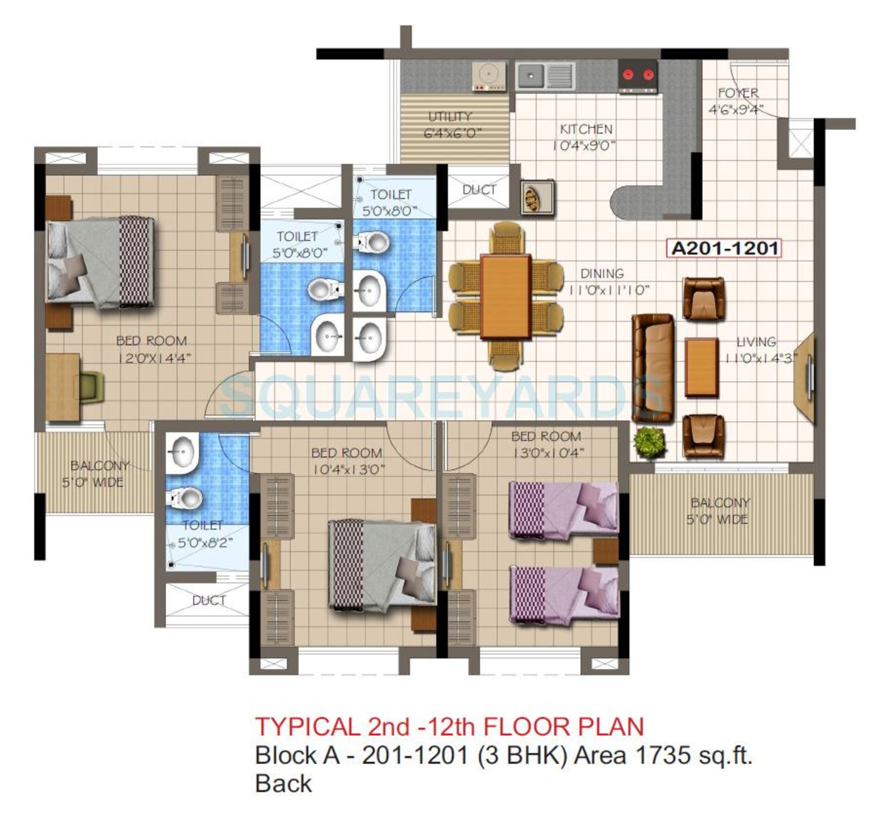 supertech micasa apartment 3bhk 1735sqft1