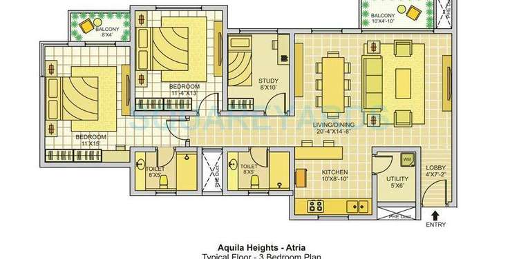 tata aquila heights apartment 2bhk 1694sqft1
