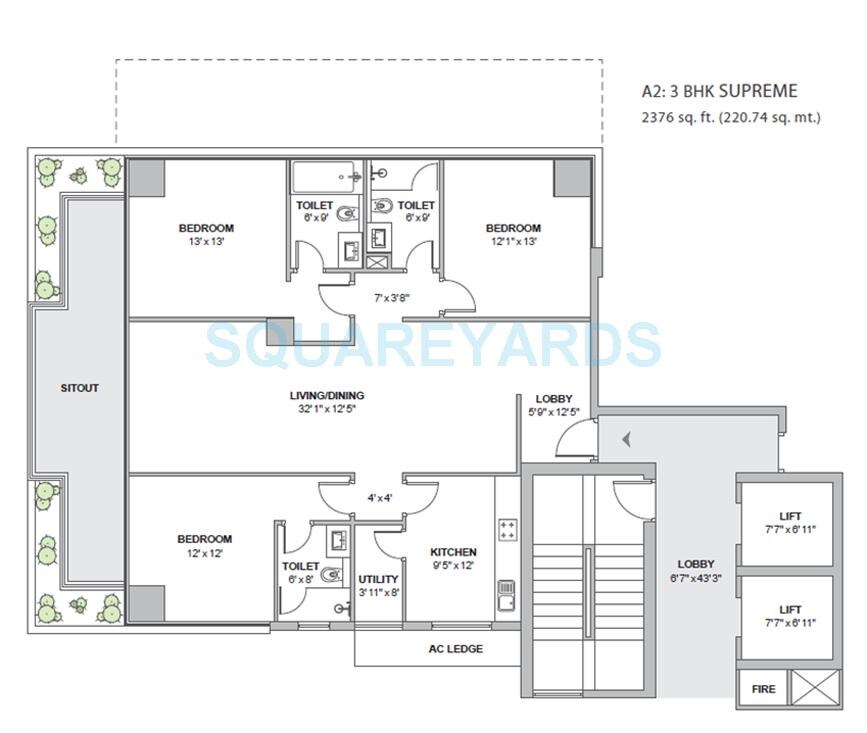  3 BHK Apartment at Tata The Promont, Hosakerehalli – for Sale