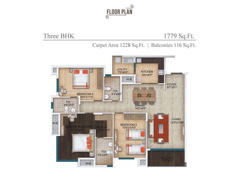 5 BHK 3187 Sq. Ft. Apartment