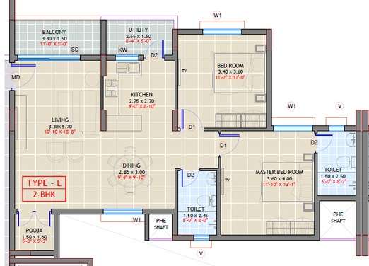 the infiniti apartment 2 bhk 1362sqft 20215716115710