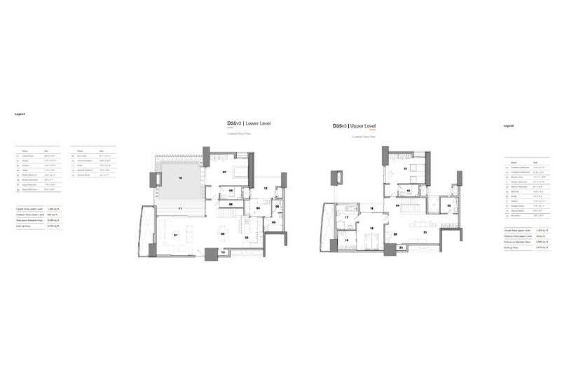 Floor plan of 4 BHK 4596 Sq. Ft. Villa in Total Environment Pursuit of a Radical Rhapsody, Bangalore