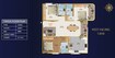 TRU Aquapolis 3 BHK Layout