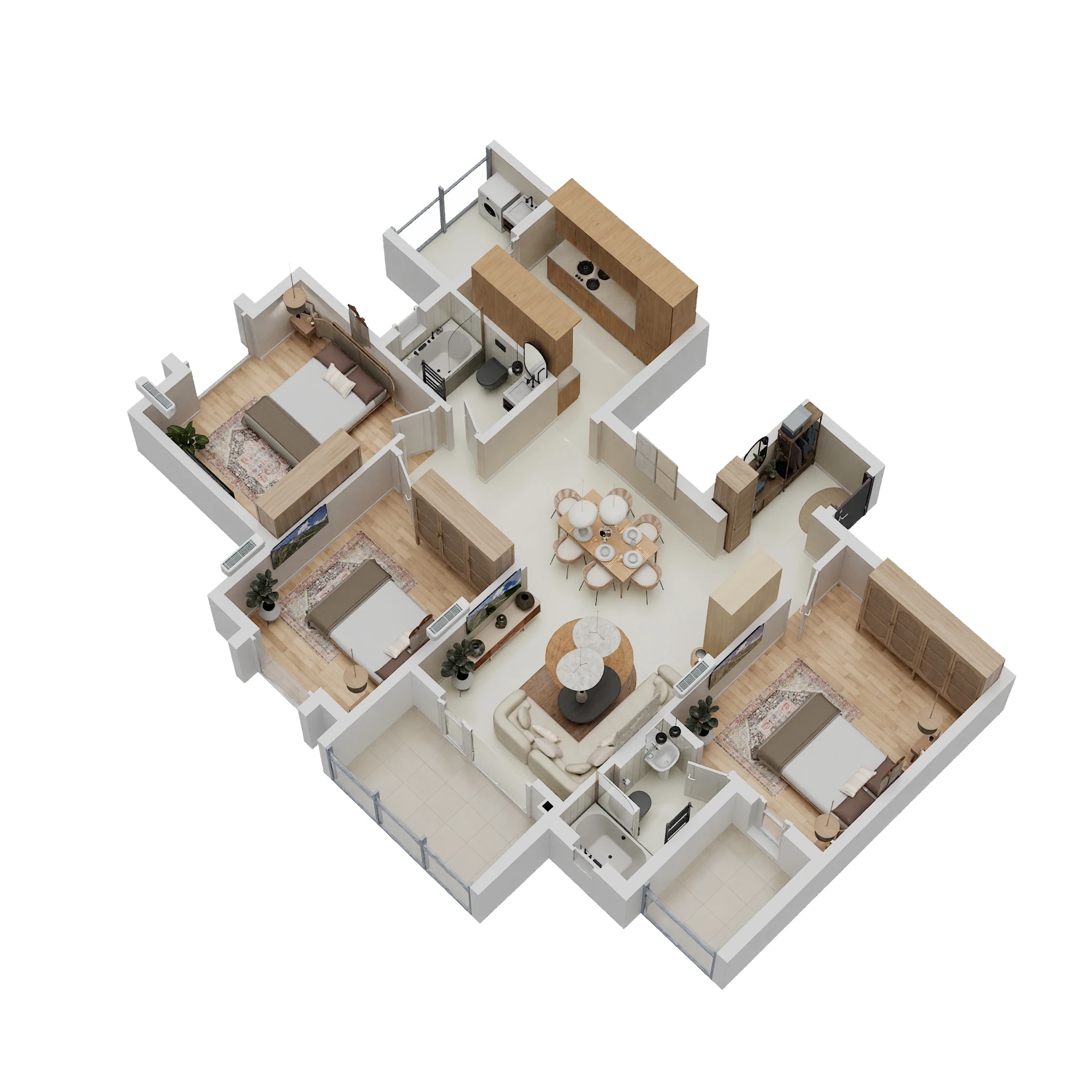 3 BHK 1509 Sq. Ft. Apartment