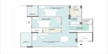  2 BHK Apartment at Unicca Emporis, Varthur – for Rent