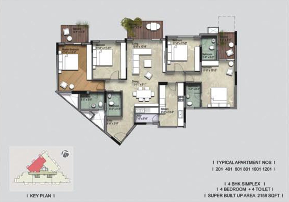 unishire belvedere premia apartment 4 bhk 2158sqft 20252114142104