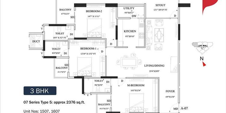 unishire palazzo apartment 3bhk 2376sqft21