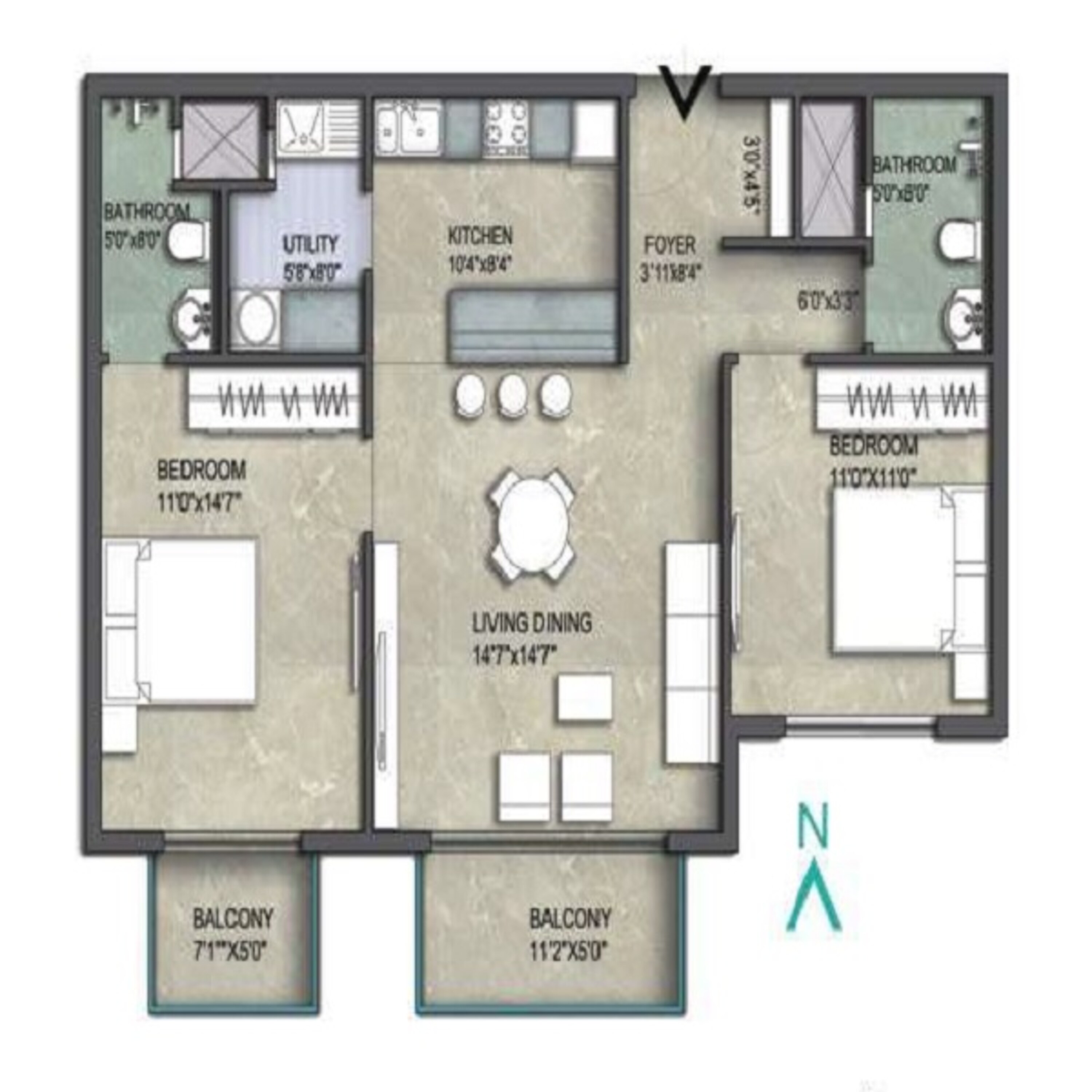 unishire verzure apartment 2 bhk 1235sqft 20241221151217